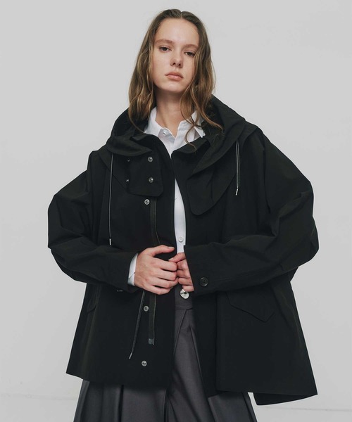 VACHEMENT/ヴァシュモン】Recycle Shell Tafta Mods Coat/リサイクル