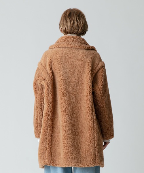 allureville（アルアバイル）の「ウールMIXボアPコート（その他