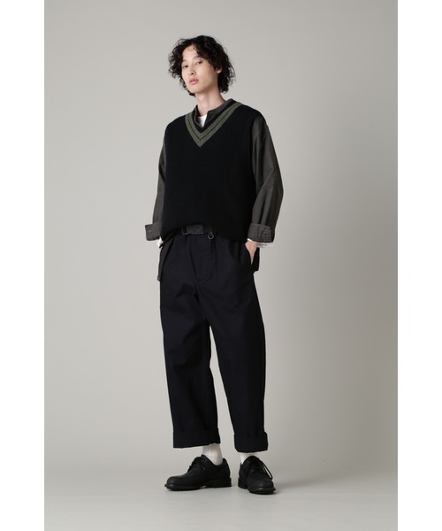 MHL.（エムエイチエル）の「TOUGH WOOL RIB（ベスト）」 - WEAR