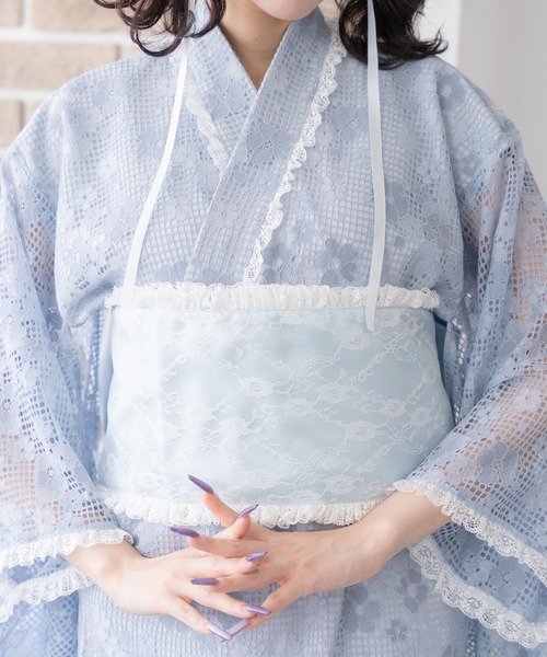 フリル総レースデザイン帯（浴衣）｜DearMyLove（ディアマイラブ）の