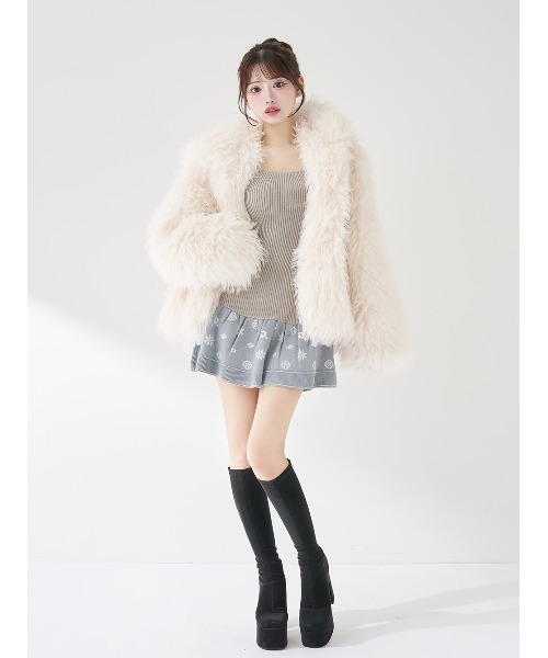 セール】アンサンブルスノーロゴニットミニワンピース（ワンピース