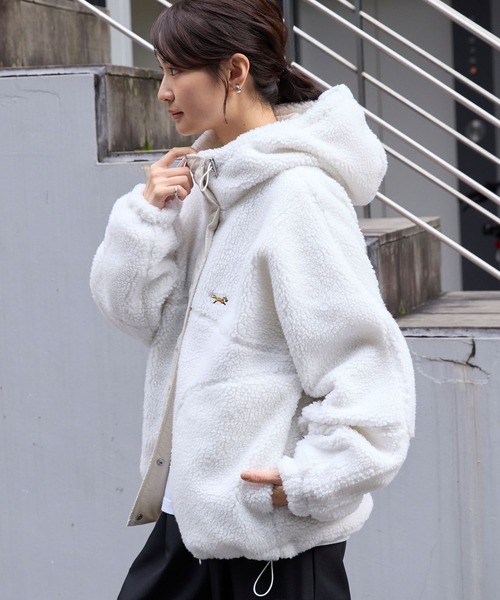 PENNEYS/ペニーズ 別注 THE FOX ロゴ ワンポイント刺繍 ドロスト