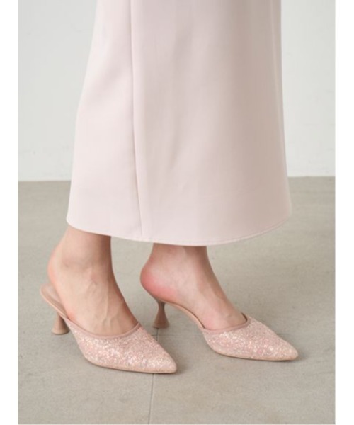 SNIDEL（スナイデル）の「バリエシースルーミュール（サンダル）」 - WEAR