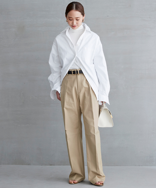 Deuxieme Classe（ドゥーズィエムクラス）の「*TUCK CHINO ワイド