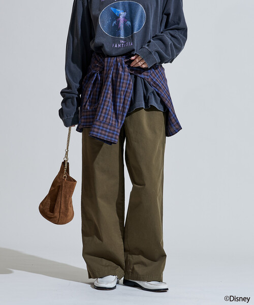 セール】ツイル イージーストレートパンツ＜セットアップ対応＞ 限定