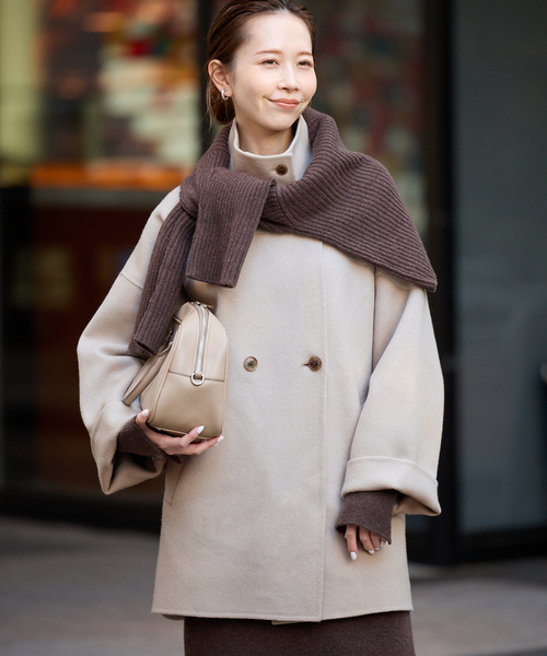 SLOBE IENA（スローブイエナ）の「ダブルフェイススタンドコート
