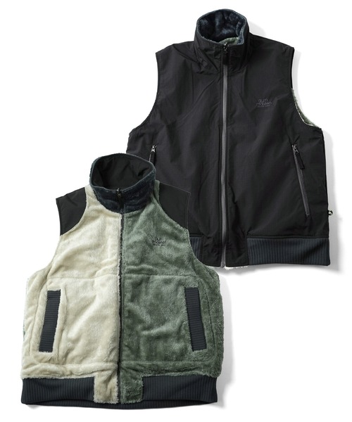 リバーシブルボアxリップストップベスト | ジムマスター（gym master