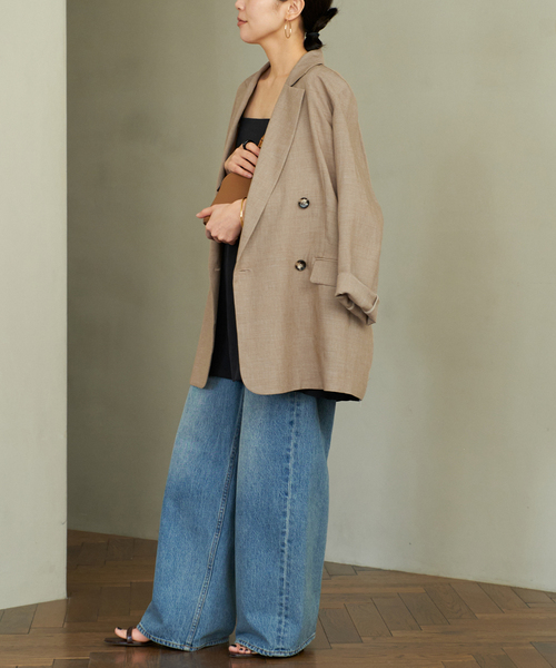 セール】《追加》fibril linen 混 キャミソール（キャミソール