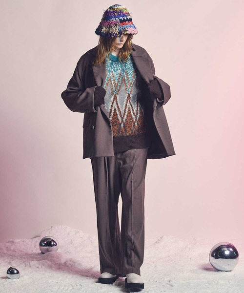 MAISON SPECIAL（メゾンスペシャル）の「《UNISEX》Airy Mohair Argyle