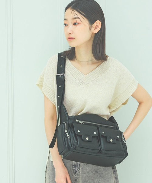 ZIPコンビポケットワンショルダーバッグ / 495400（ショルダーバッグ