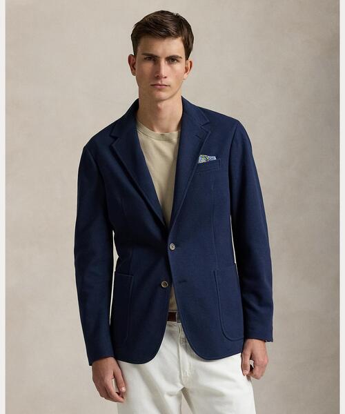 Polo ソフト モダン ジャージー ピケ ジャケット（テーラード