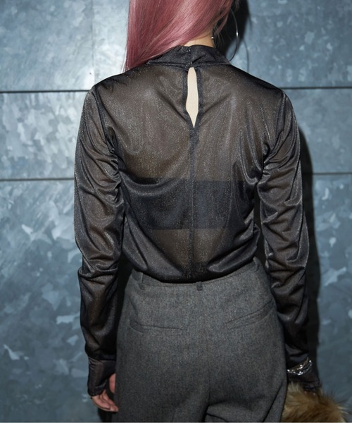 JOSE MOON（ジョゼムーン）の「SHINY SHEER TOPS/シャイニーシアー