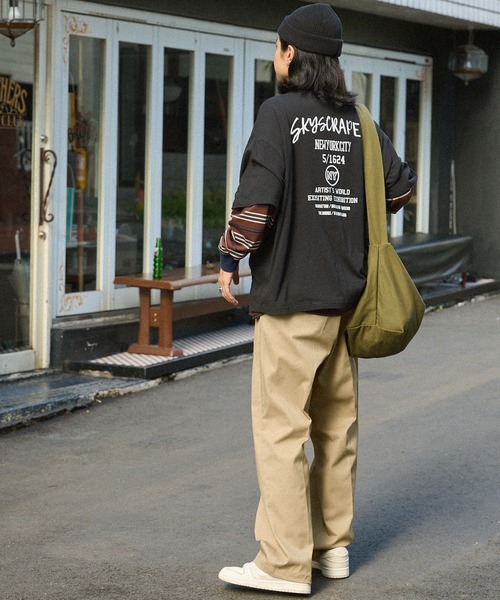 Dickies/ディッキーズ ロゴピスネーム ストレッチイージー カラー