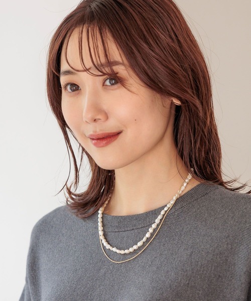 2連淡水パールネックレス/985790（ネックレス）｜GLOBAL WORK