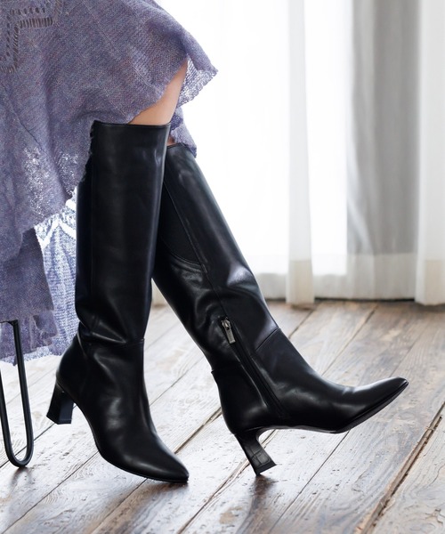 HIMIKO（ヒミコ）の「【Made in Japan】ルーズシルエットロングブーツ