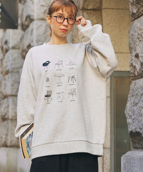 コレクション グラフィックプリント スウェットプルオーバー MONO-MART