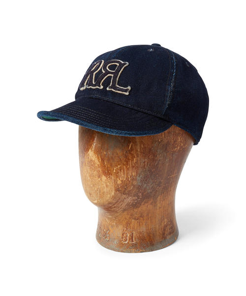 RRL（ダブル アール エル）の「コットンウール ツイル ボール キャップ