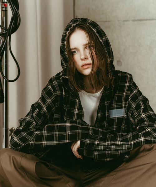 hooded over shirts(unisex)（シャツ/ブラウス）｜Knuth Marf