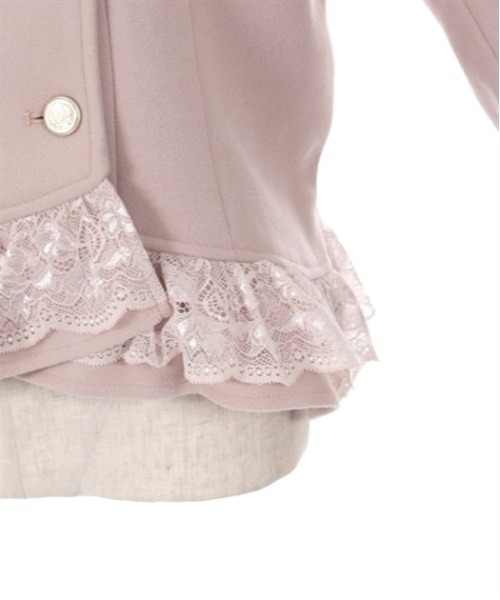 axes femme（アクシーズファム）の「裾レースショートコート（ステン