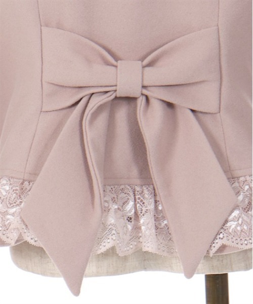 axes femme（アクシーズファム）の「裾レースショートコート（ステン