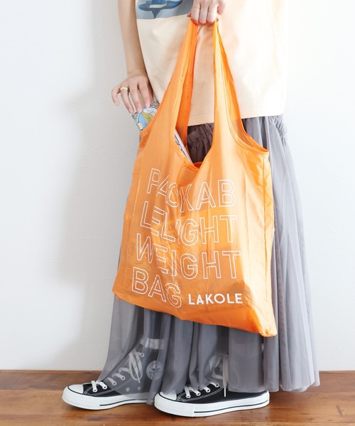 ロゴエコバッグ / 152317（エコバッグ/サブバッグ）｜LAKOLE（ラコレ
