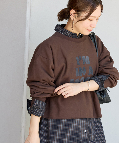 追加》CROPPED LOGO SWEAT（スウェット）｜JOURNAL STANDARD
