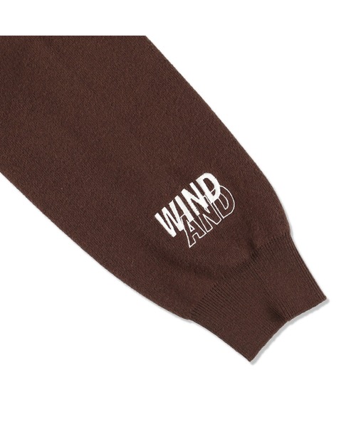 WIND AND SEA（ウィンダンシー）の「HALF ZIP COTTON CASHMERE KNIT