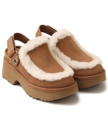 UGG W ESMEE LEATHER CLOG / アグ ニュー ハイツ エスミー クロッグ