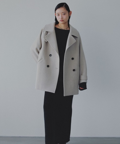 セール】スーパー100 2WAYコート（ピーコート）｜A part by（アパート