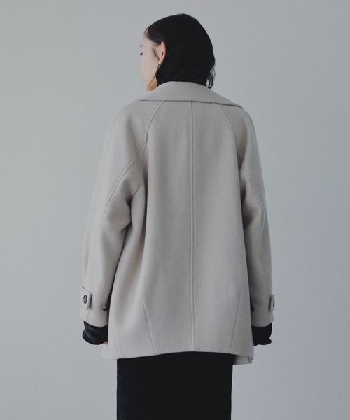 A part by（アパートバイ）の「スーパー100 2WAYコート（ピーコート