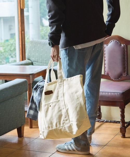 2WAY ビッグキャンバスグローサリートートバッグ【THE CRAFT CREW