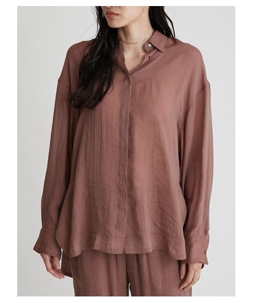 Mila Owen（ミラオーウェン）の「シアーセットアップシャツジャケット