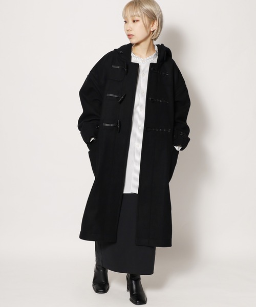 FIDELITY/フィデリティ MELTON LOOSE DUFFELE COAT ダッフルコート