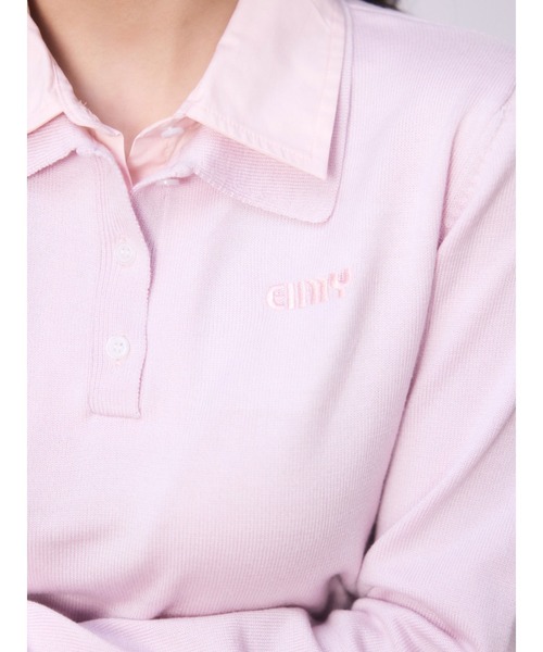 EIMY ISTOIRE（エイミーイストワール）の「ダブルカラーデザインニット