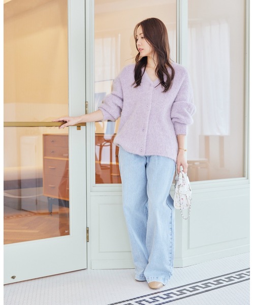 セール】スパークルミディ丈カーディガン（カーディガン/ボレロ