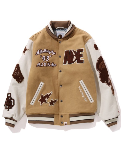 A BATHING APE（アベイシングエイプ）の「BAPE MULTI MOTIF VARSITY