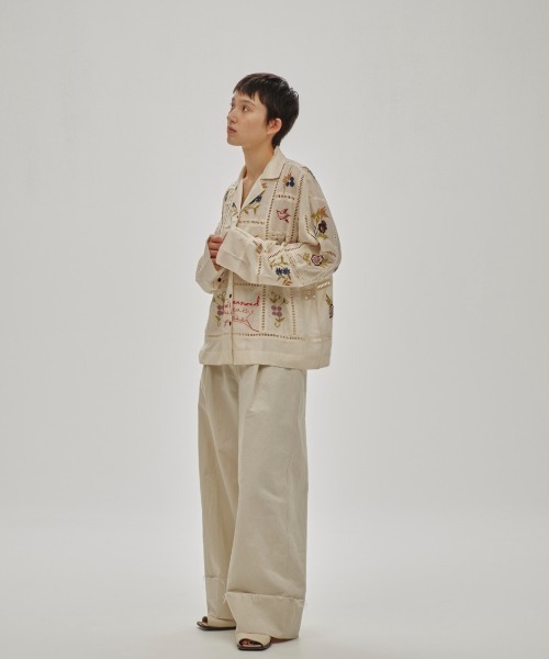 TODAYFUL（トゥデイフル）の「Embroidery Patchwork Shirts（シャツ