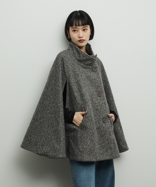 セール】ケープコート（ポンチョ）｜Shelly island（シェリー