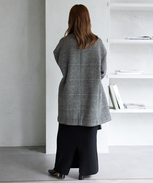 SLOBE IENA（スローブイエナ）の「ウールダブルモッサ ノーカラー