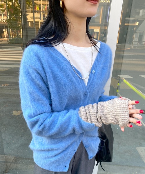 SHENERY（シーナリー）の「ファーカシミヤ3WAYニットカーディガン