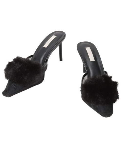 セール】エコファーチャームシアーミュール（サンダル）｜EIMY ISTOIRE