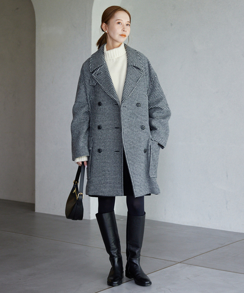 SLOBE IENA（スローブイエナ）の「メルトンビッグPコート（ピーコート