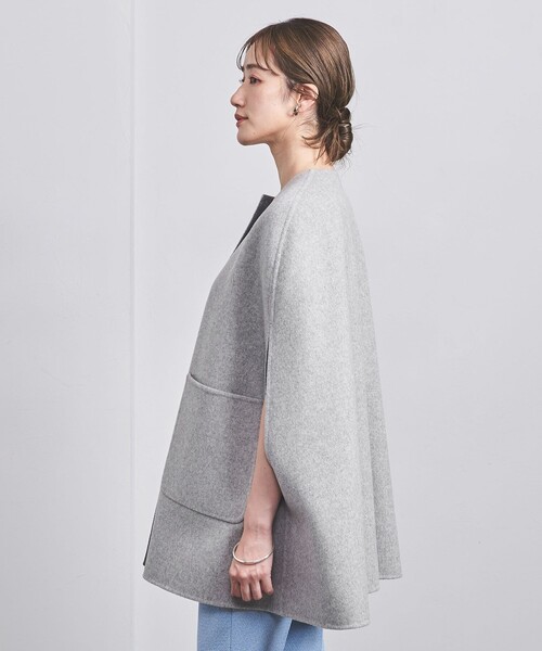 UNITED ARROWS（ユナイテッドアローズ）の「バイカラー リバー ケープ