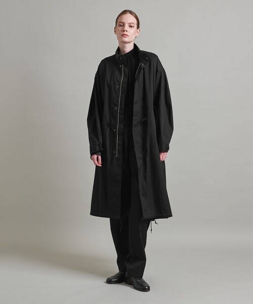 LOEFF（ロエフ）の「＜LOEFF＞OX スタンドカラー ミリタリーコート