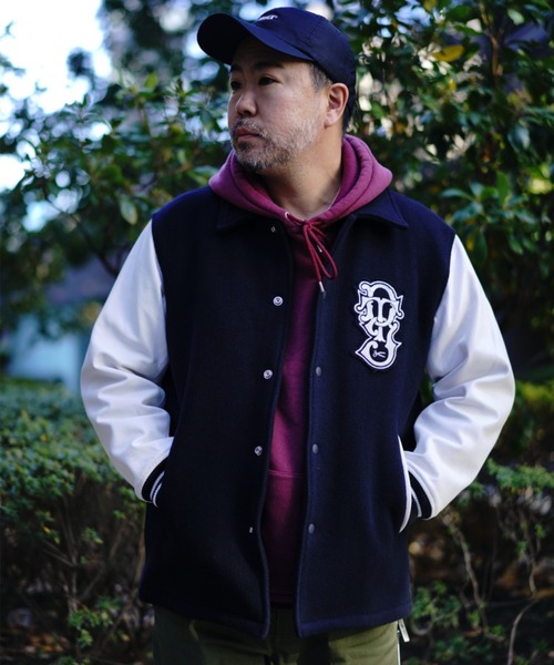 DENHAM（デンハム）の「DENHAM/デンハム/STADIUM MELTON WOOL BLOUSON
