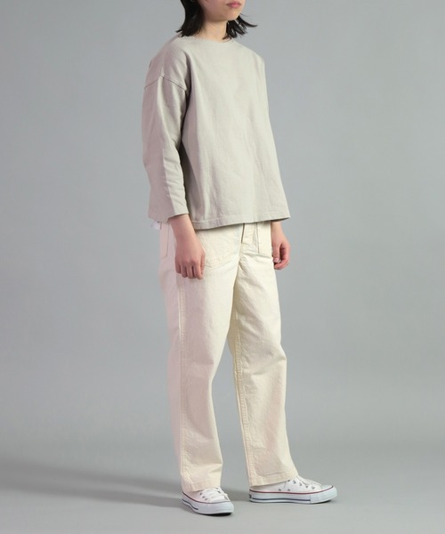 OMNIGOD womens / オムニゴッド] ネップツイル PWイージーパンツ