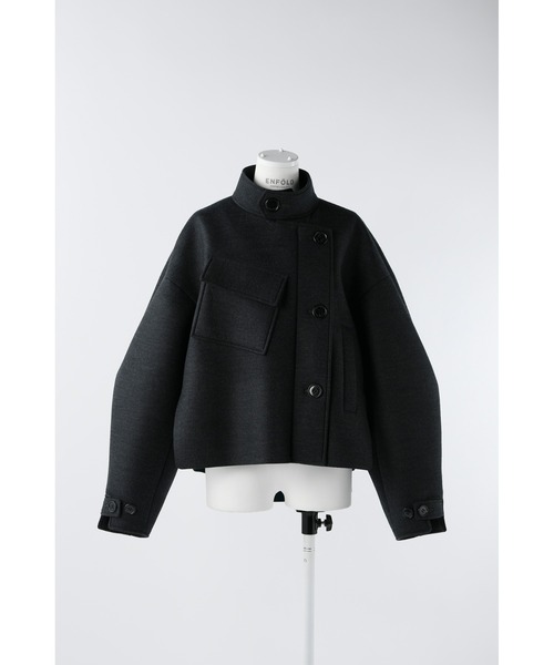 ENFOLD（エンフォルド）の「ウールボンディング ショートコート