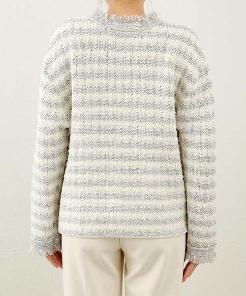 Whim Gazette（ウィムガゼット）の「ツィードニットジャケット（その他