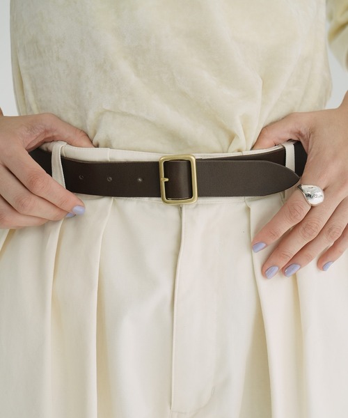 CLANE（クラネ）の「CLASSIC LEATHER BELT（ベルト）」 - WEAR