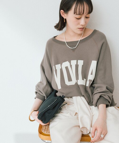 予約【新色追加/Yossshiiii企画】ワイドロゴカットオフスエット